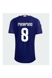 Japani Takumi Minamino #8 Jalkapallovaatteet Kotipaita MM-kisat 2026 Lyhythihainen